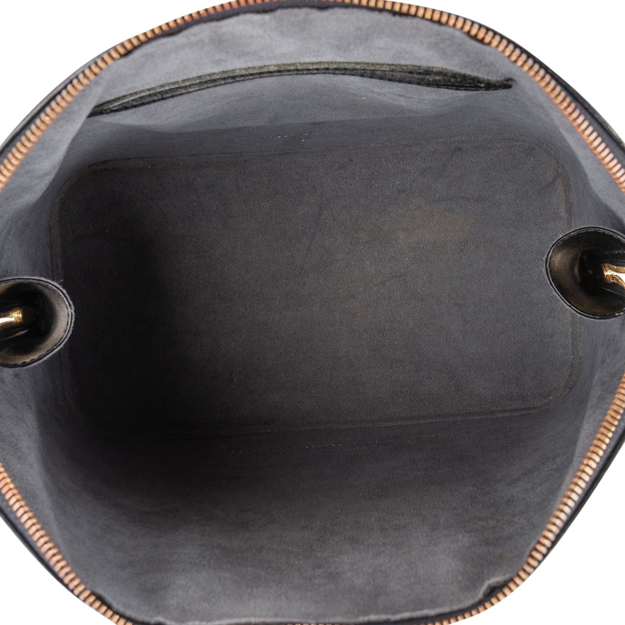 Louis Vuitton Louis Vuitton Noir Epi Leather Alma PM Handbag Zwart