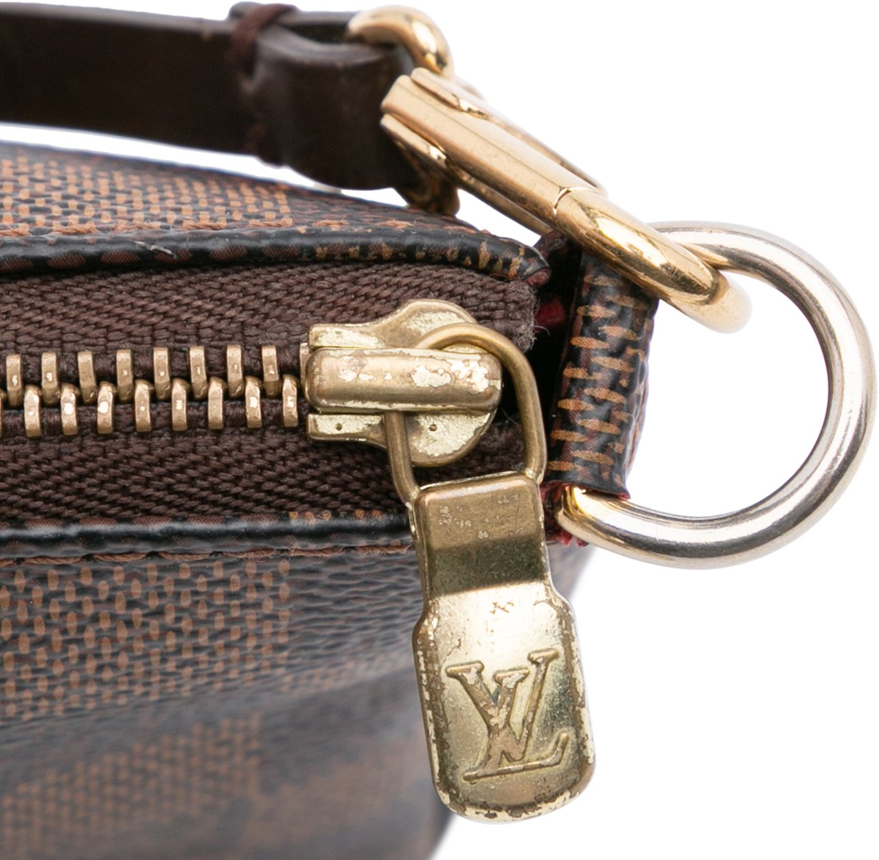 Louis Vuitton Damier Ebene Pochette Accessoires Bruin