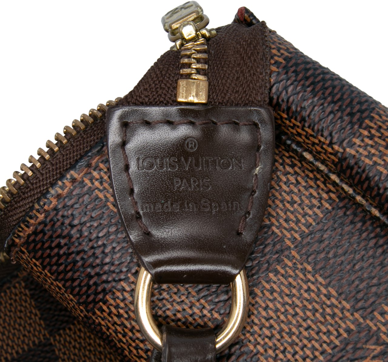 Louis Vuitton Damier Ebene Pochette Accessoires Bruin