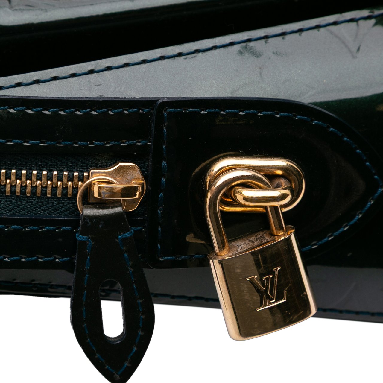 Louis Vuitton Monogram Vernis Melrose Avenue Groen