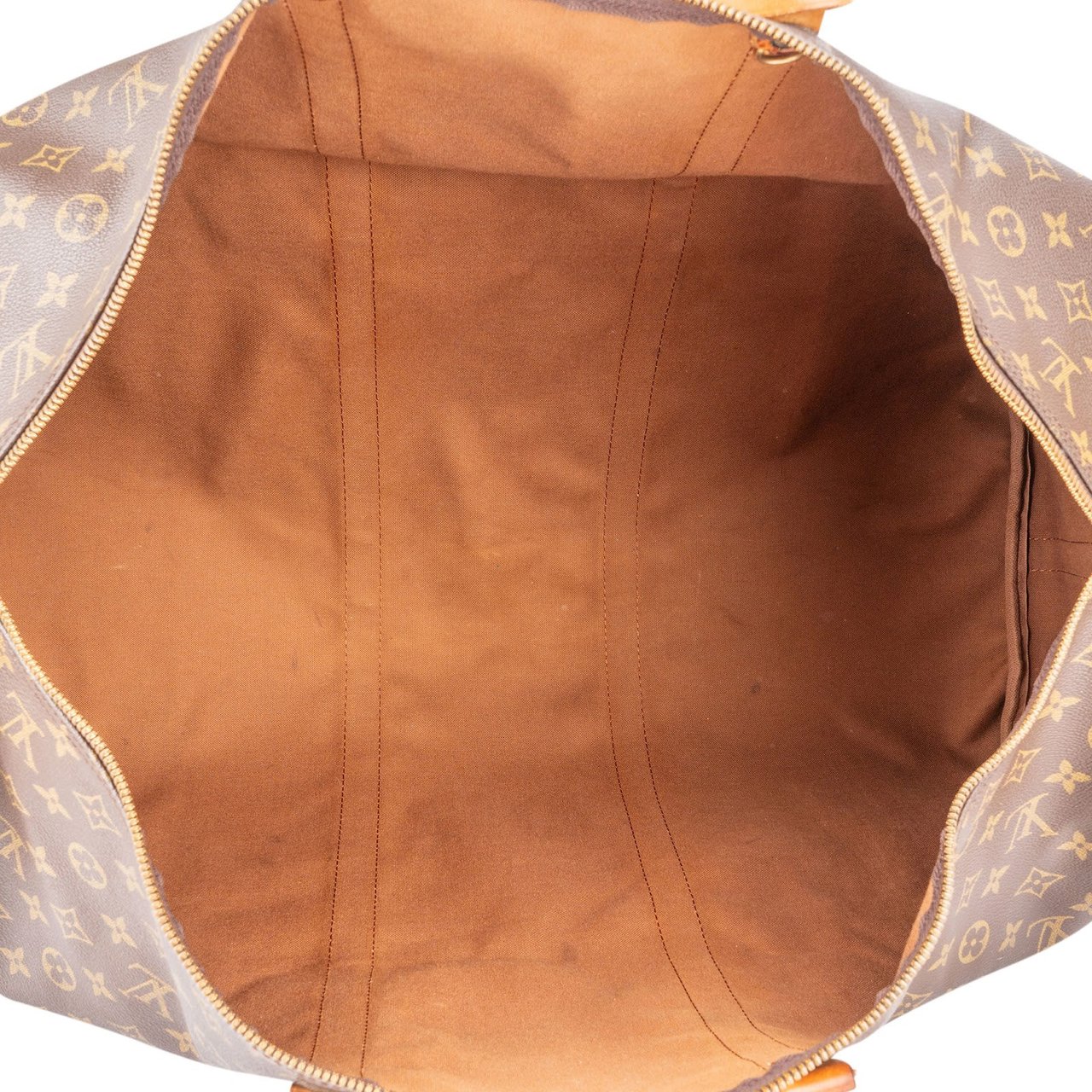 Louis Vuitton Louis Vuitton Monogram Canvas Keepall 60 Bandoulière Travel Bag Bruin