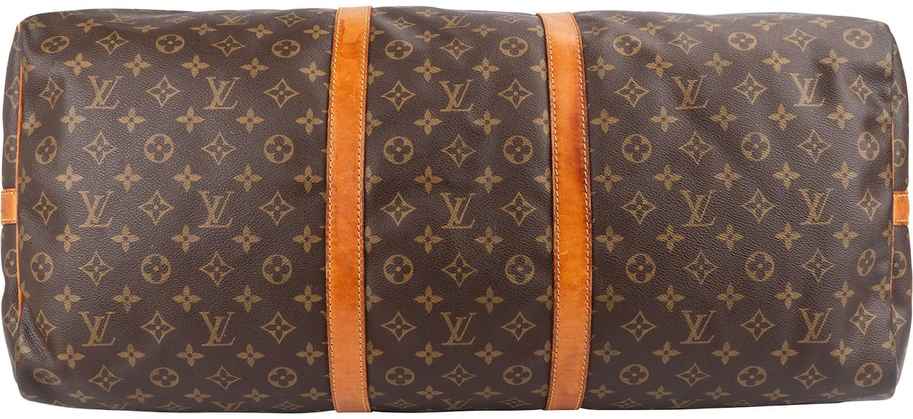Louis Vuitton Louis Vuitton Monogram Canvas Keepall 60 Bandoulière Travel Bag Bruin