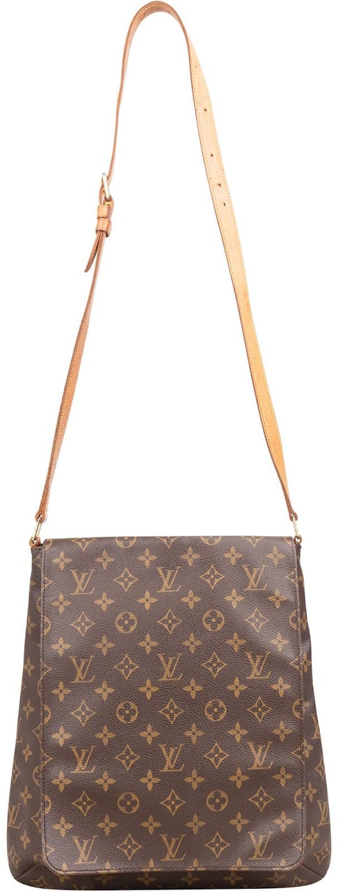 Louis Vuitton Louis Vuitton Monogram Canvas Salsa Musette GM Crossbody Bag Bruin