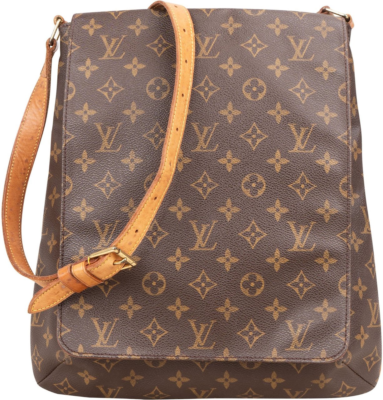 Louis Vuitton Louis Vuitton Monogram Canvas Salsa Musette GM Crossbody Bag Bruin