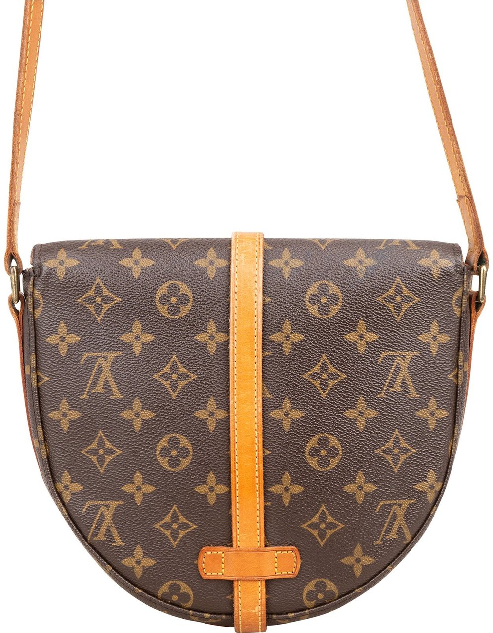 Louis Vuitton Louis Vuitton Monogram Canvas Chantilly MM Crossbody Bag Bruin