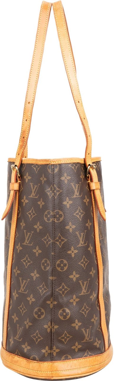 Louis Vuitton Louis Vuitton Monogram Canvas Bucket GM Shoulder Bag Bruin