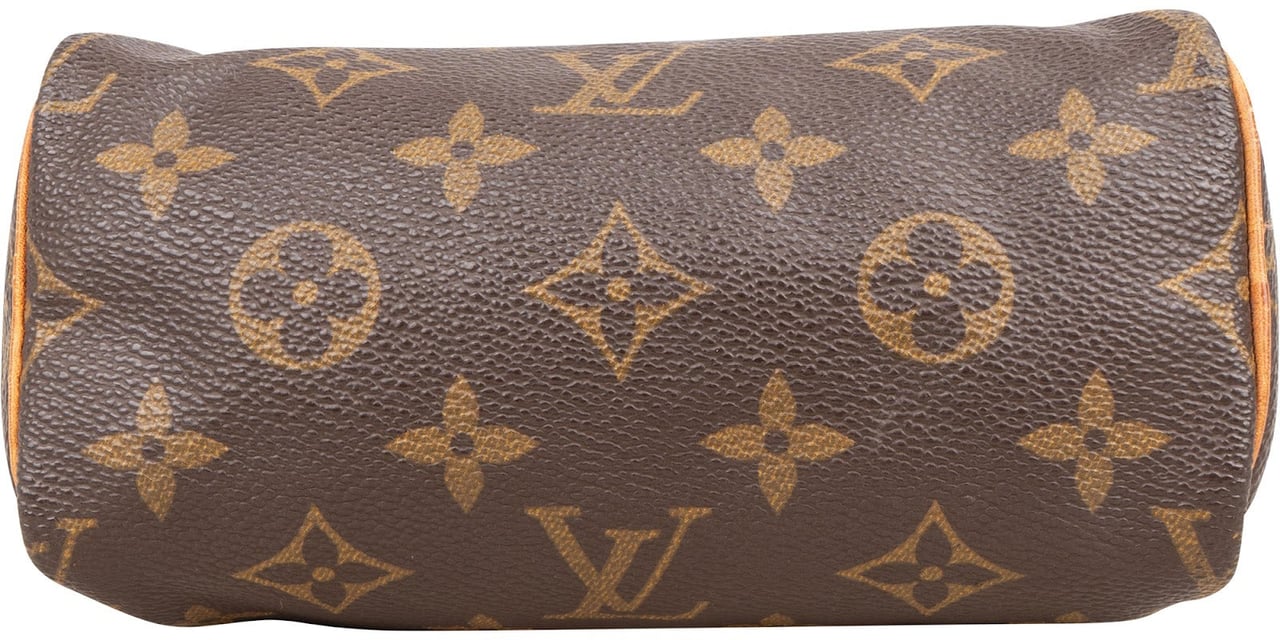 Louis Vuitton Louis Vuitton Monogram Canvas Mini Speedy Crossbody Handbag Bruin
