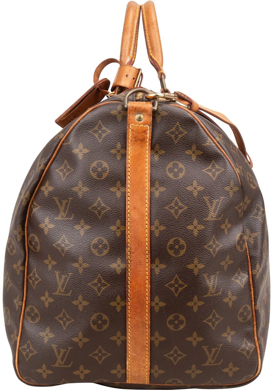 Louis Vuitton Louis Vuitton Monogram Canvas Keepall 60 Bandoulière Travel Bag Bruin
