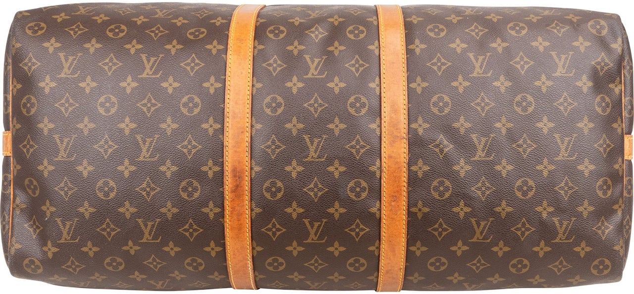 Louis Vuitton Louis Vuitton Monogram Canvas Keepall 60 Bandoulière Travel Bag Bruin
