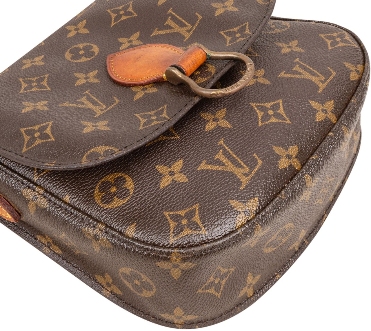 Louis Vuitton Louis Vuitton Monogram Canvas Saint Cloud MM Crossbody Bag Bruin