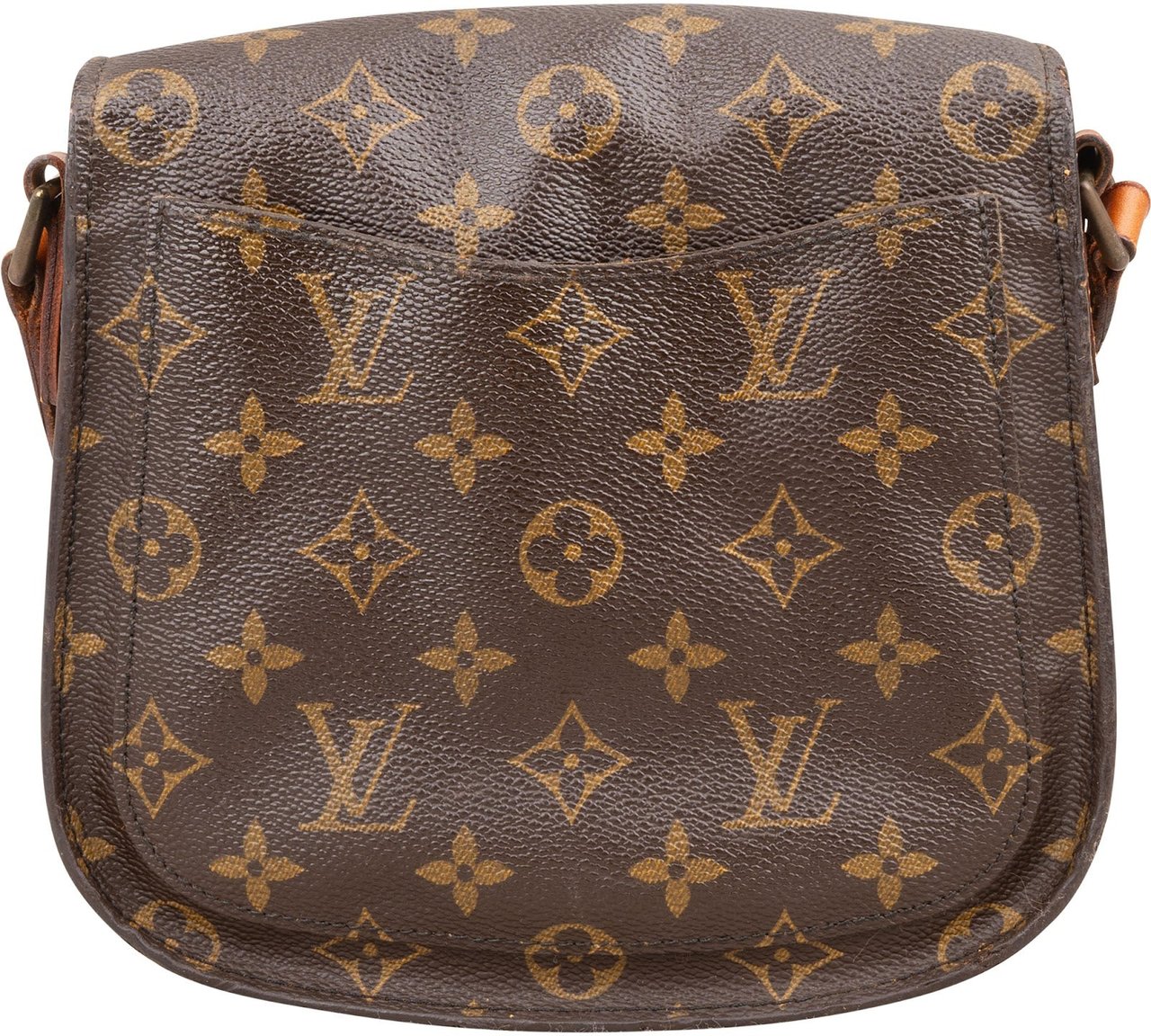 Louis Vuitton Louis Vuitton Monogram Canvas Saint Cloud MM Crossbody Bag Bruin
