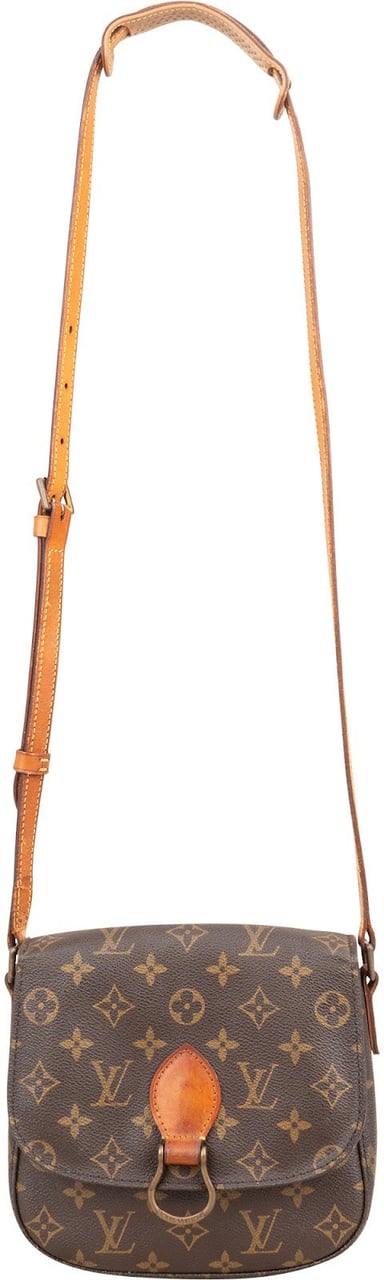 Louis Vuitton Louis Vuitton Monogram Canvas Saint Cloud MM Crossbody Bag Bruin