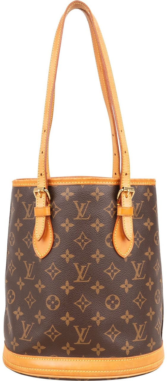 Louis Vuitton Louis Vuitton Monogram Canvas Bucket PM Shoulder Bag Bruin