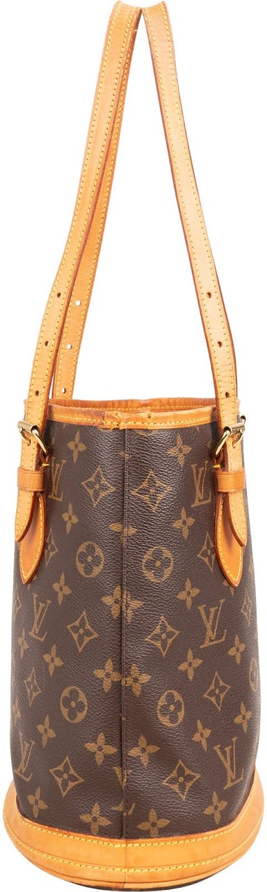 Louis Vuitton Louis Vuitton Monogram Canvas Bucket PM Shoulder Bag Bruin