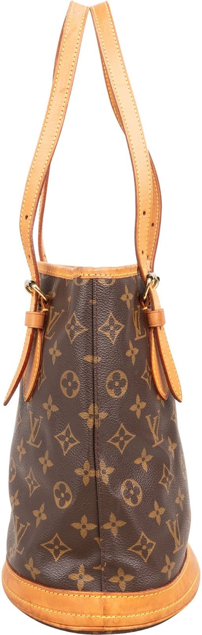 Louis Vuitton Louis Vuitton Monogram Canvas Petit Bucket PM Shoulder Bag Bruin