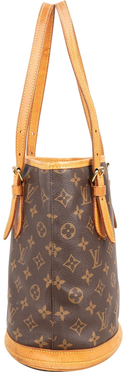 Louis Vuitton Louis Vuitton Monogram Canvas Bucket PM Shoulder Bag Bruin