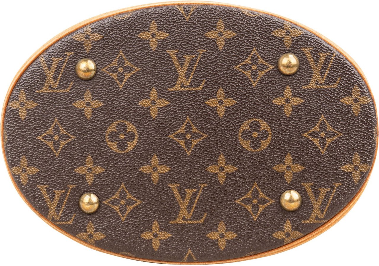 Louis Vuitton Louis Vuitton Monogram Canvas Bucket PM Shoulder Bag Bruin