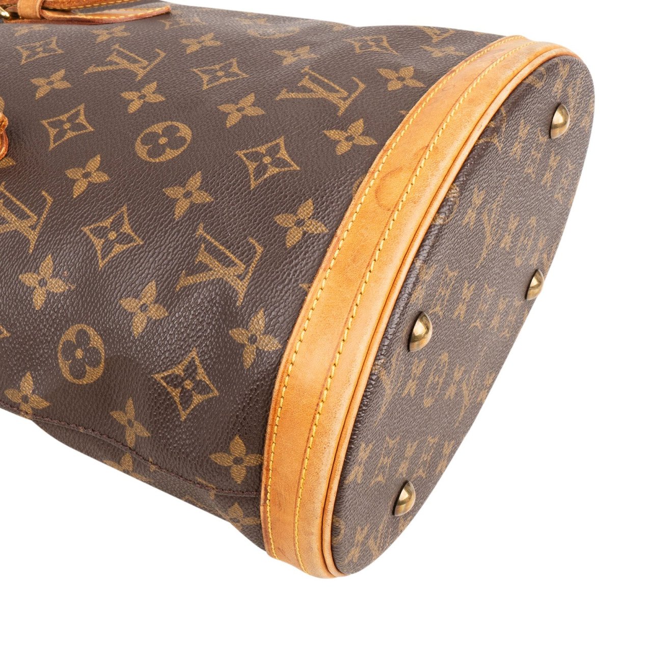 Louis Vuitton Louis Vuitton Monogram Canvas Bucket PM Shoulder Bag Bruin