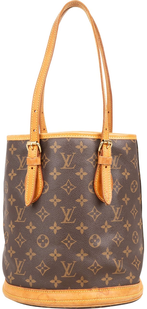 Louis Vuitton Louis Vuitton Monogram Canvas Bucket PM Shoulder Bag Bruin