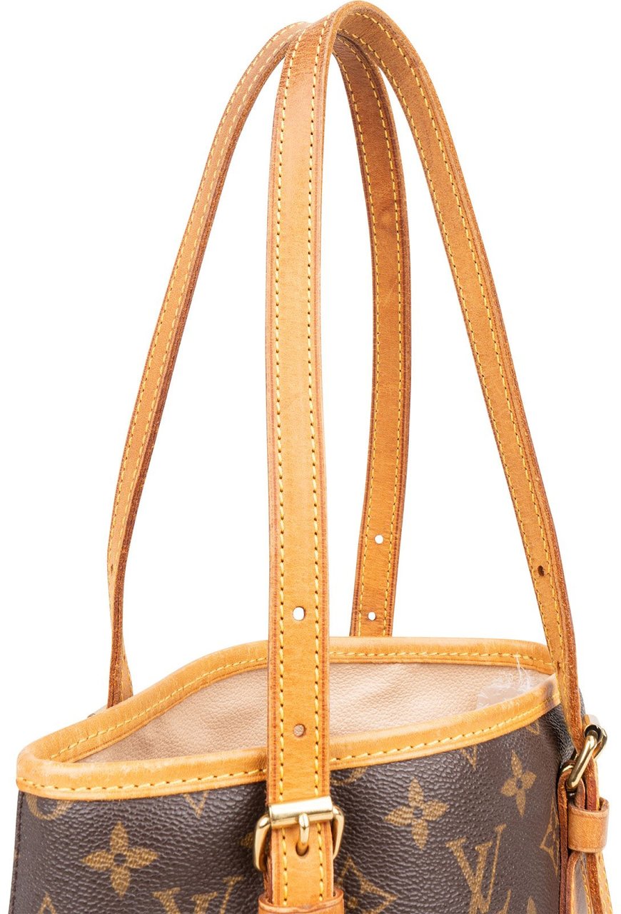 Louis Vuitton Louis Vuitton Monogram Canvas Bucket PM Shoulder Bag Bruin