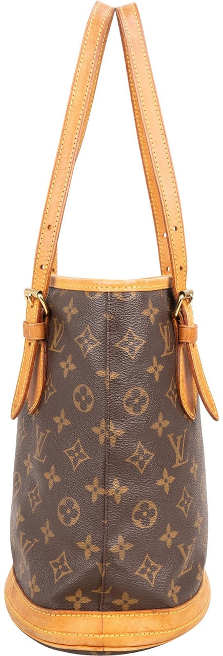 Louis Vuitton Louis Vuitton Monogram Canvas Bucket PM Shoulder Bag Bruin