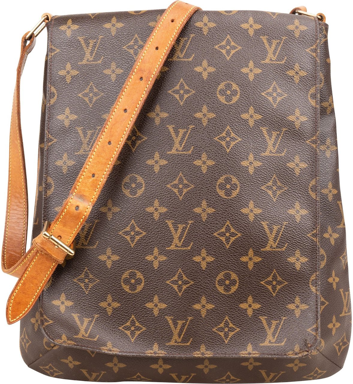 Louis Vuitton Louis Vuitton Monogram Canvas Salsa Musette GM Crossbody Bag Bruin