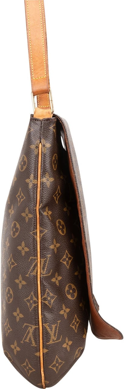 Louis Vuitton Louis Vuitton Monogram Canvas Salsa Musette GM Crossbody Bag Bruin