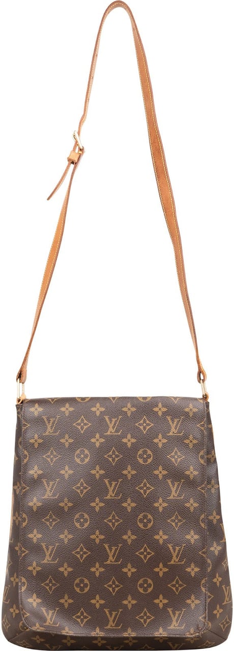 Louis Vuitton Louis Vuitton Monogram Canvas Salsa Musette GM Crossbody Bag Bruin