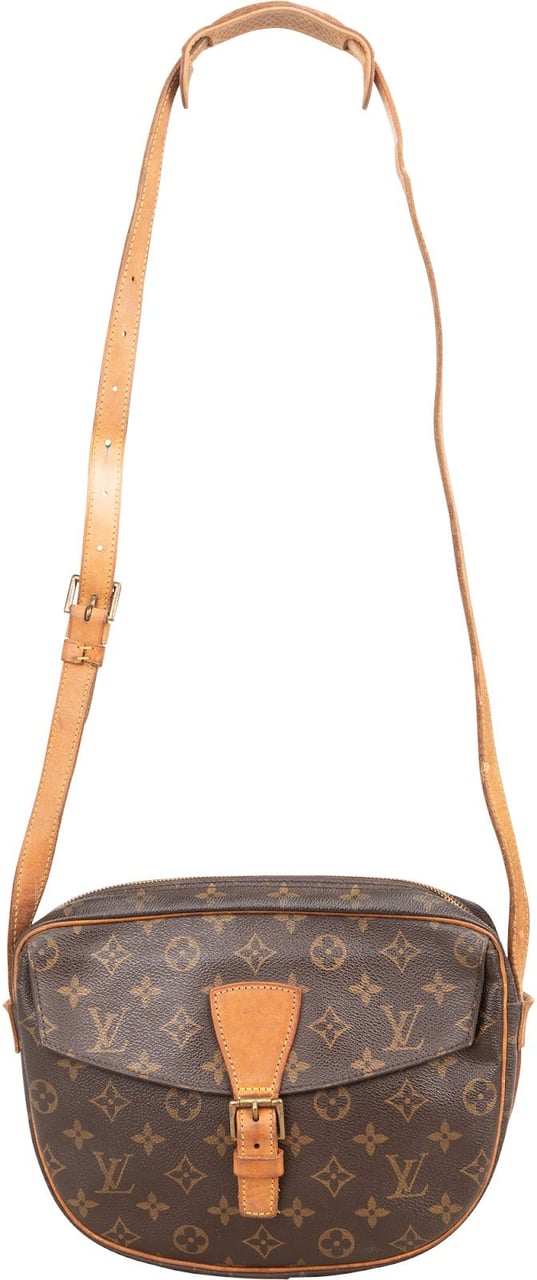 Louis Vuitton Louis Vuitton Monogram Canvas Jeune Fille GM Crossbody Bag Bruin