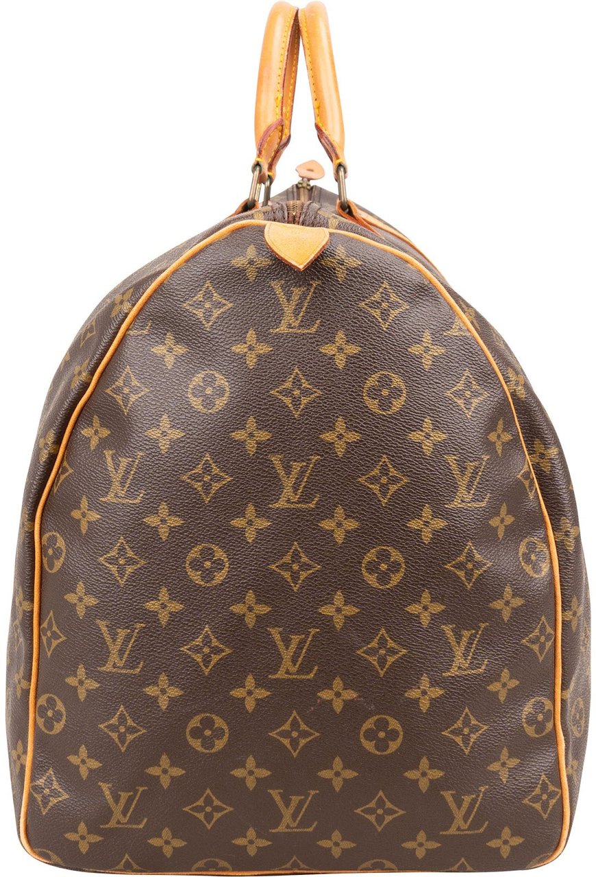 Louis Vuitton Monogram Canvas Keepall 60 Travel Bag Bruin