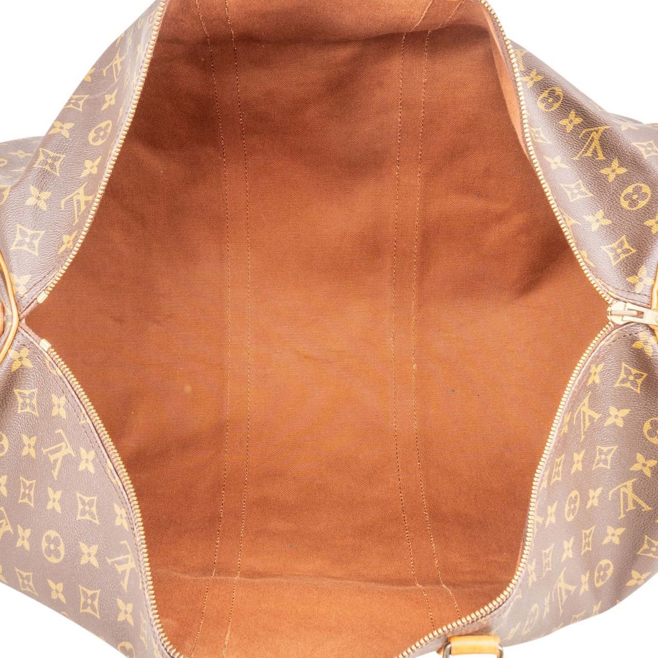 Louis Vuitton Monogram Canvas Keepall 60 Travel Bag Bruin