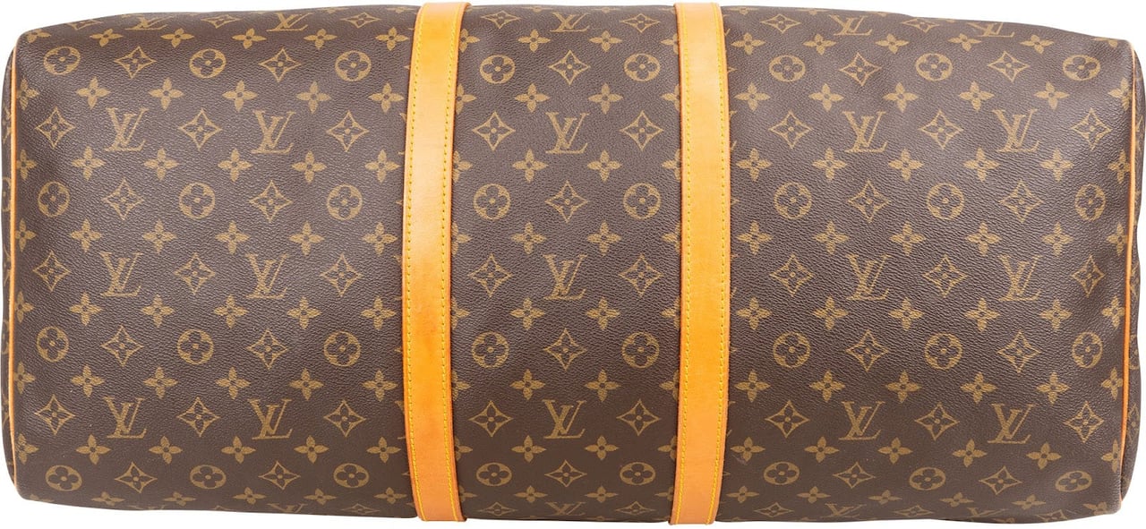 Louis Vuitton Monogram Canvas Keepall 60 Travel Bag Bruin