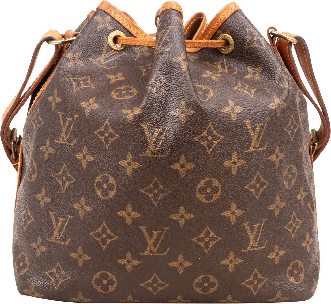 Louis Vuitton Monogram Canvas Sac Noé Petit Shoulder Bag Bruin
