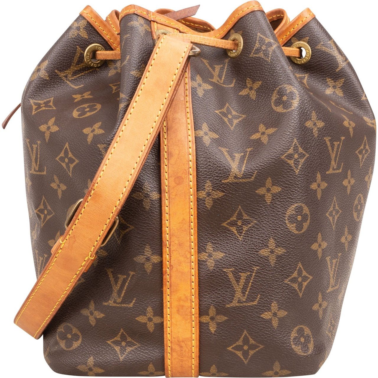 Louis Vuitton Monogram Canvas Sac Noé Petit Shoulder Bag Bruin