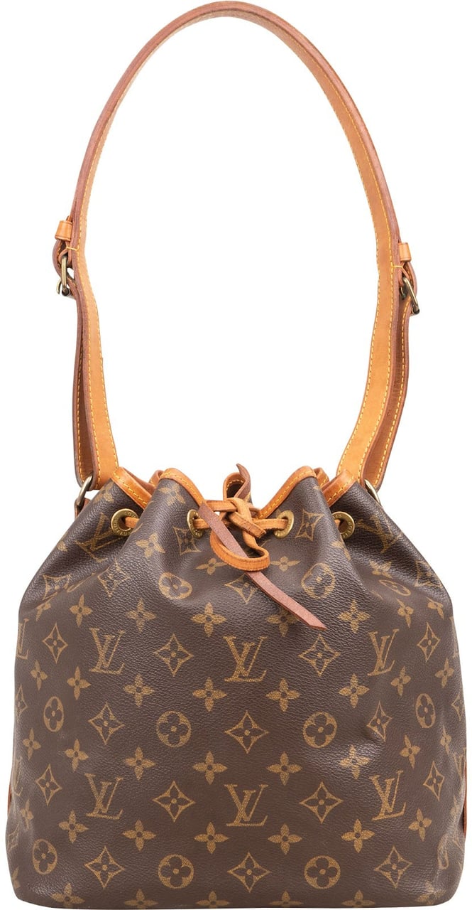 Louis Vuitton Monogram Canvas Sac Noé Petit Shoulder Bag Bruin