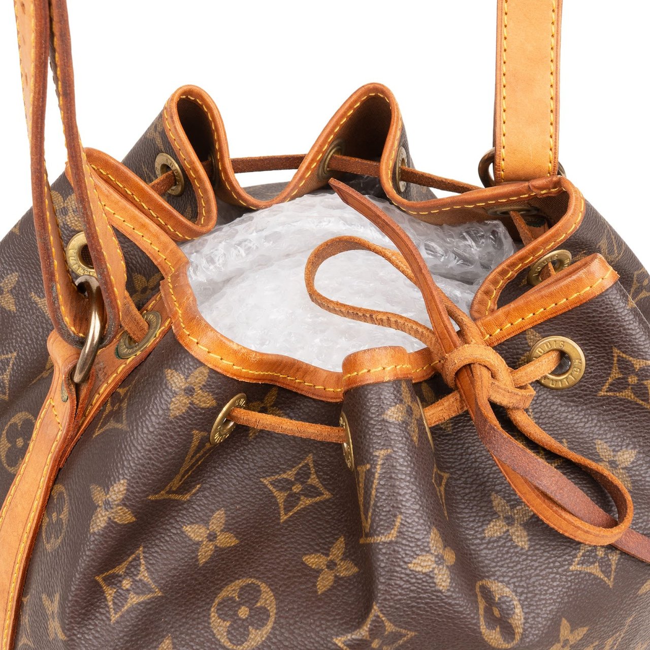 Louis Vuitton Monogram Canvas Sac Noé Petit Shoulder Bag Bruin