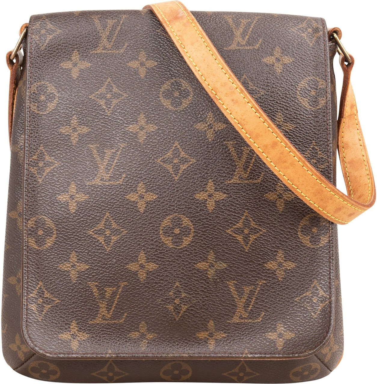 Louis Vuitton Louis Vuitton Monogram Canvas Salsa Musette PM Shoulder Bag Bruin