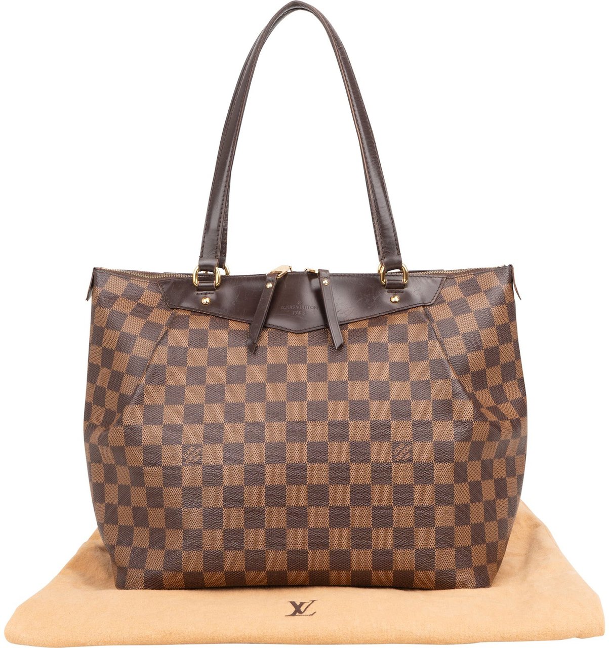 Louis Vuitton Louis Vuitton Monogram Damier Ebene Westminster GM Shoulder Bag Bruin