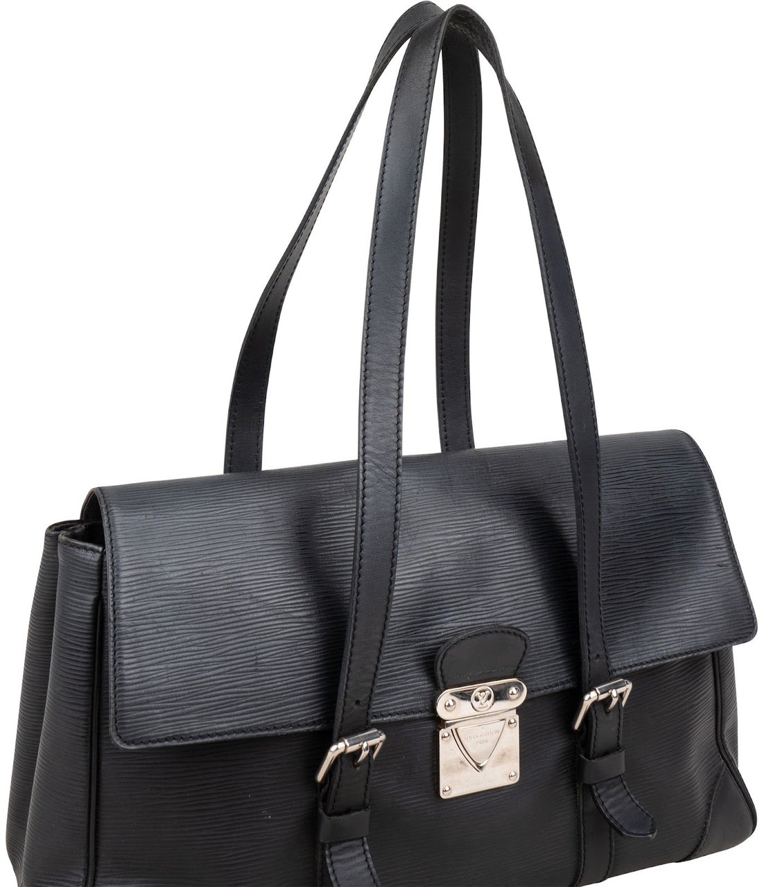 Louis Vuitton Louis Vuitton Epi Leather Segur Shoulder Bag Zwart