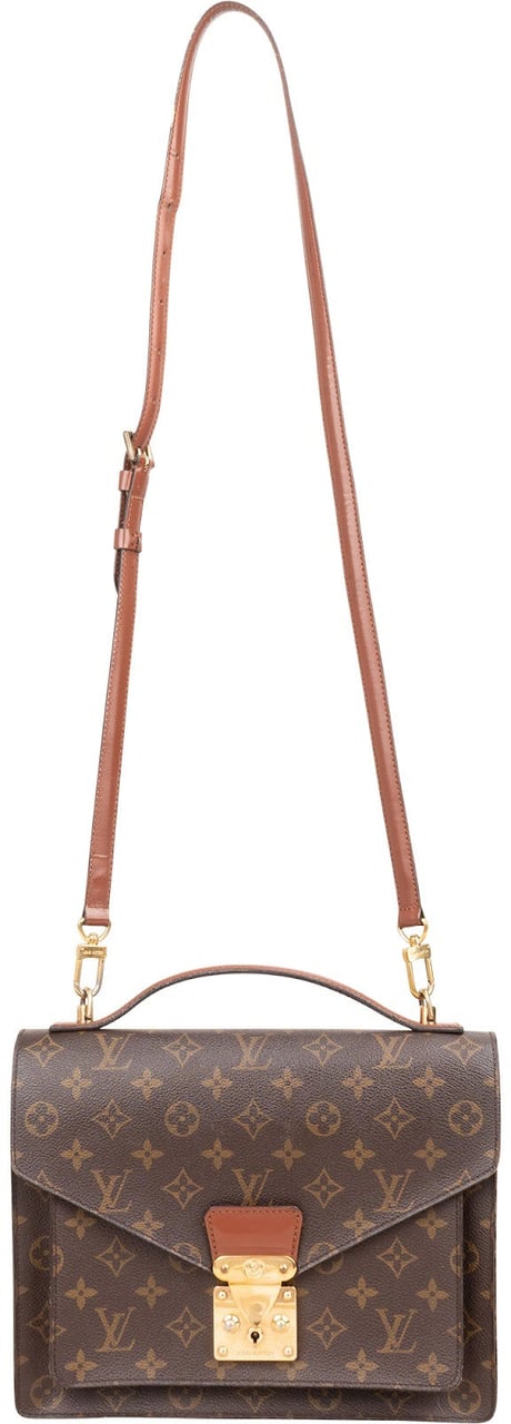 Louis Vuitton Louis Vuitton Monogram Canvas Monceau Handbag Bruin