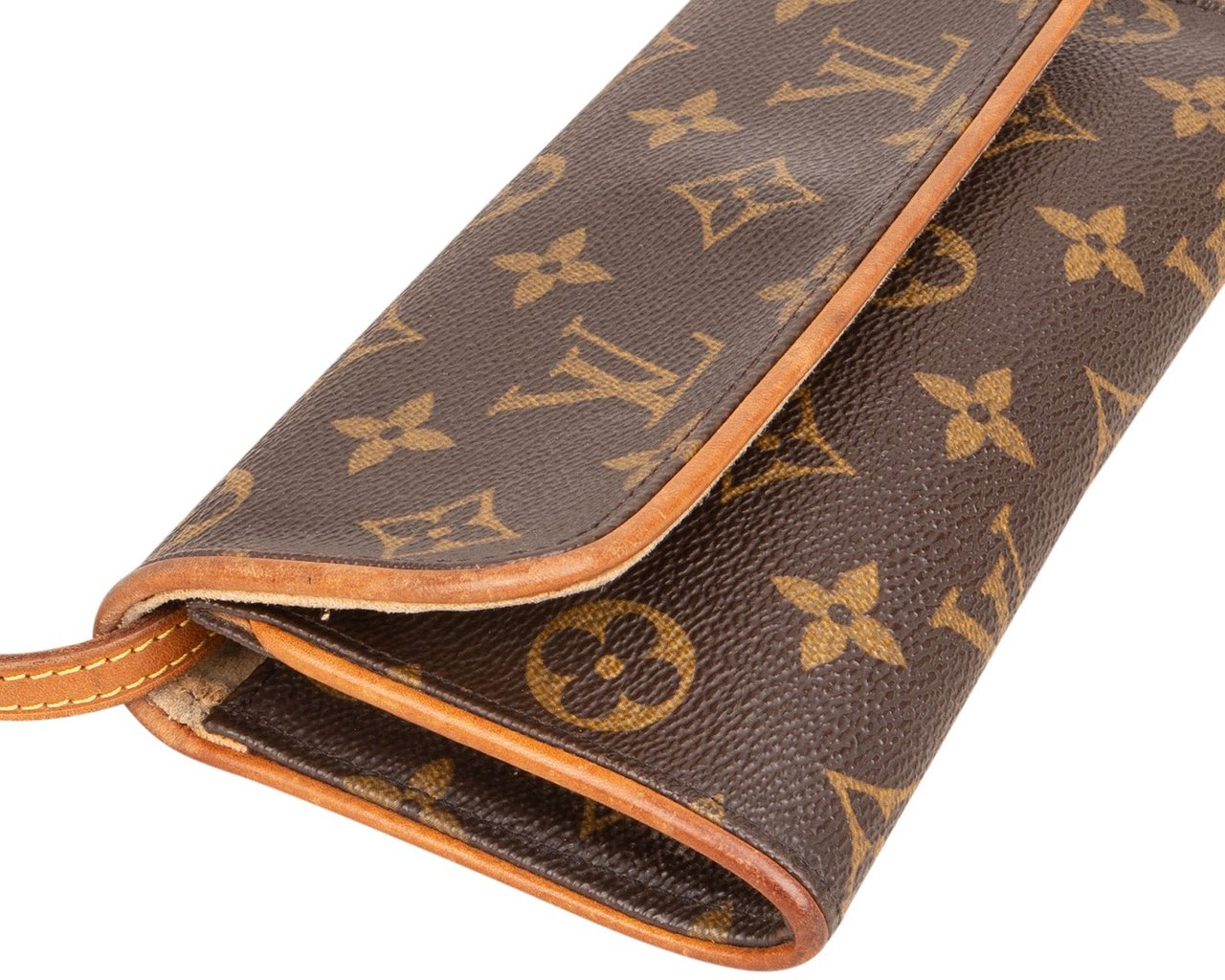 Louis Vuitton Louis Vuitton Monogram Canvas Twin Pochette Crossbody Bag Bruin