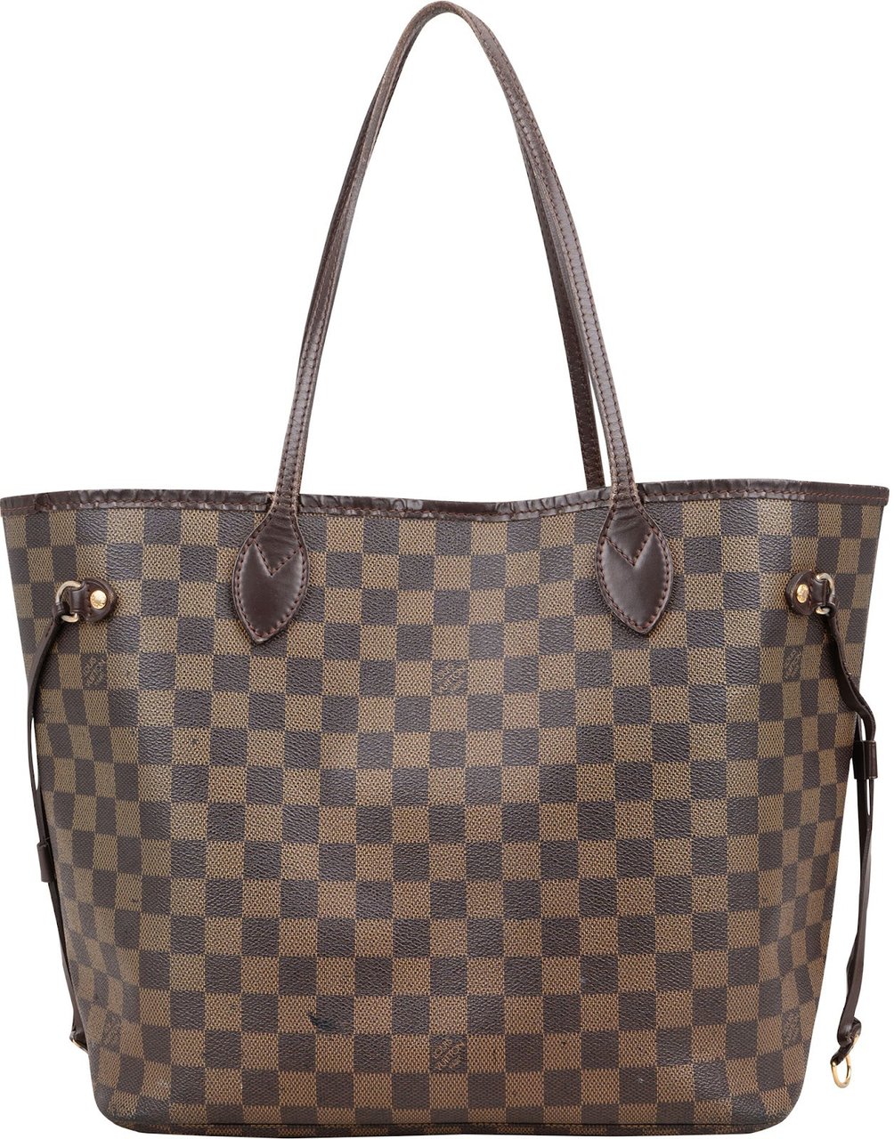 Louis Vuitton Louis Vuitton Monogram Damier Ebene Neverfull MM Shoulder Bag Bruin