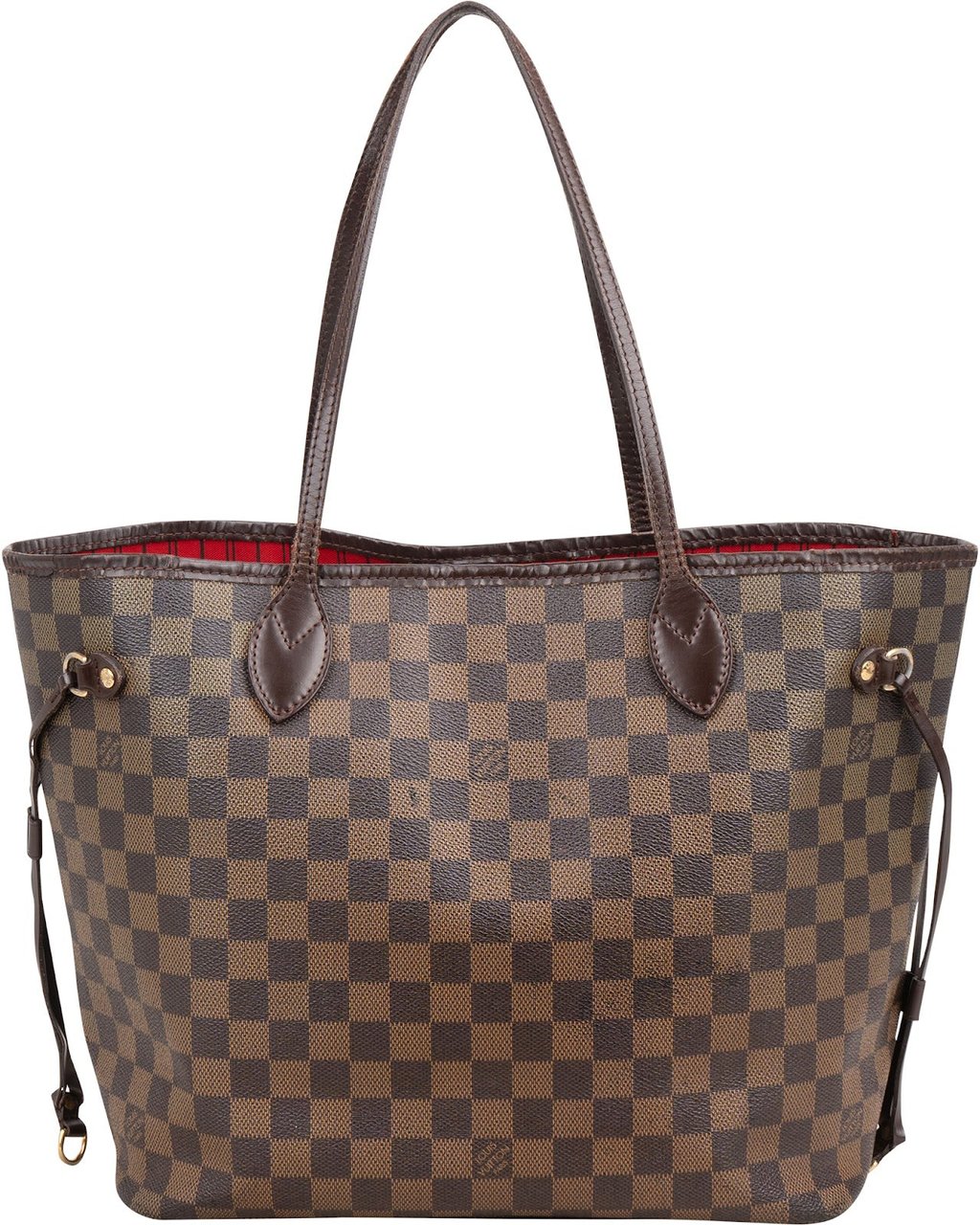 Louis Vuitton Louis Vuitton Monogram Damier Ebene Neverfull MM Shoulder Bag Bruin