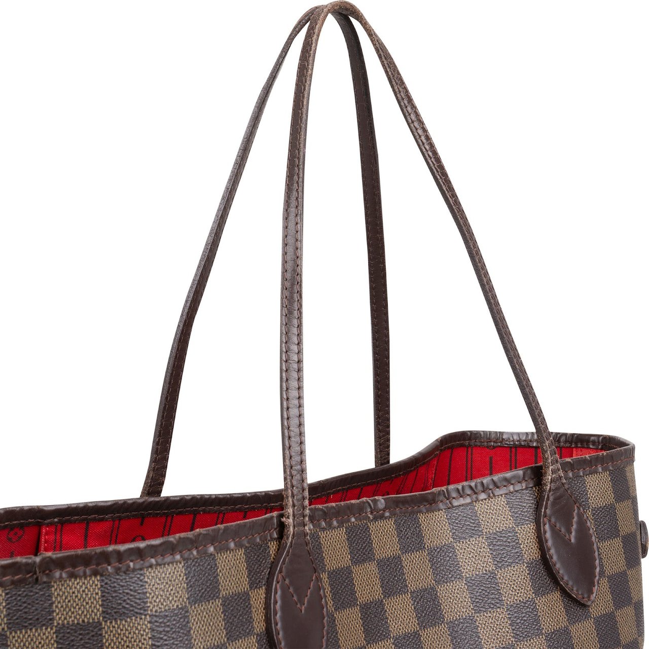 Louis Vuitton Louis Vuitton Monogram Damier Ebene Neverfull MM Shoulder Bag Bruin