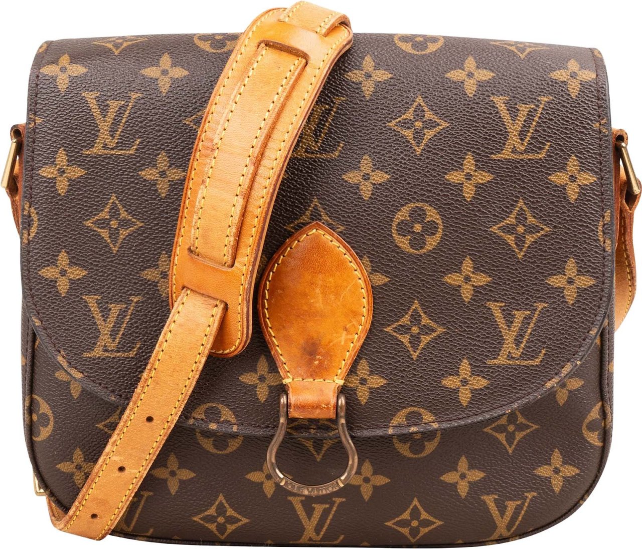 Louis Vuitton Louis Vuitton Monogram Canvas Saint Cloud GM Crossbody Bag Bruin