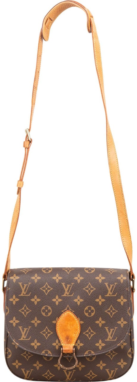 Louis Vuitton Louis Vuitton Monogram Canvas Saint Cloud GM Crossbody Bag Bruin