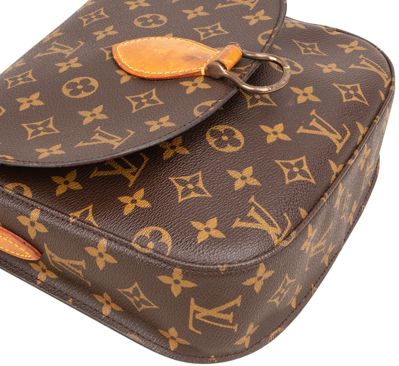 Louis Vuitton Louis Vuitton Monogram Canvas Saint Cloud GM Crossbody Bag Bruin