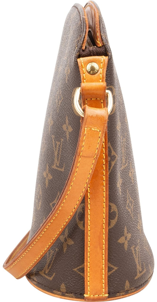 Louis Vuitton Louis Vuitton Monogram Canvas Drouot Crossbody Bag Bruin