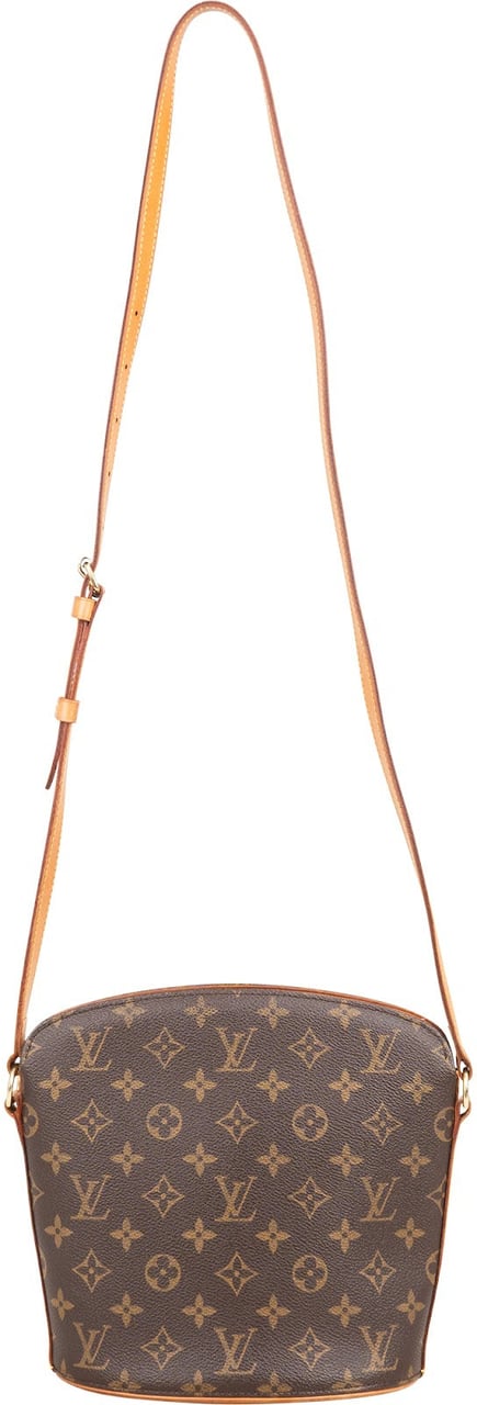 Louis Vuitton Louis Vuitton Monogram Canvas Drouot Crossbody Bag Bruin