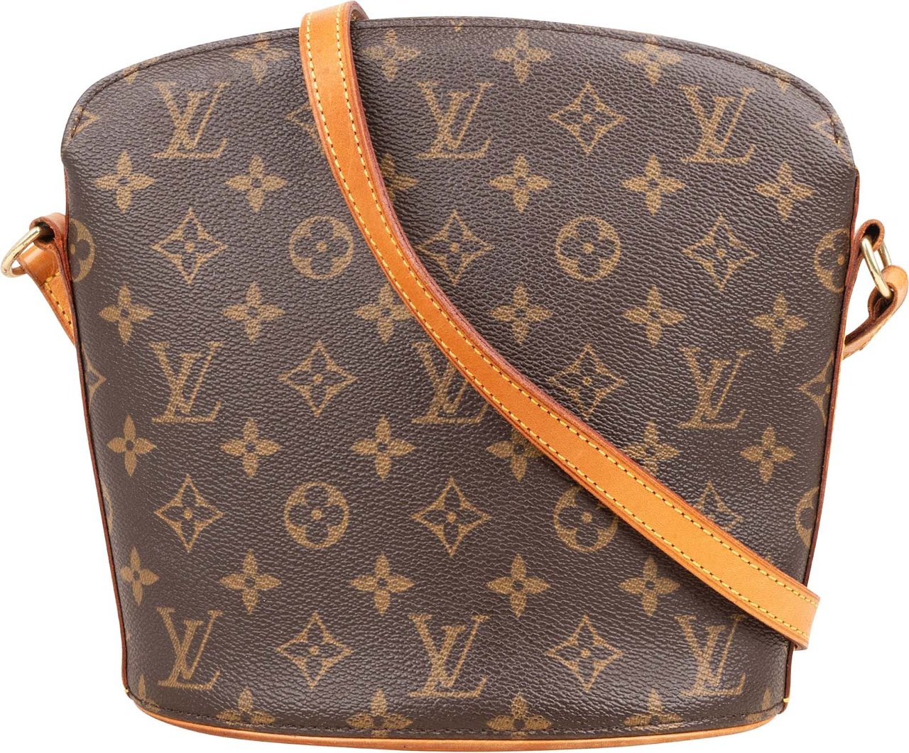 Louis Vuitton Louis Vuitton Monogram Canvas Drouot Crossbody Bag Bruin